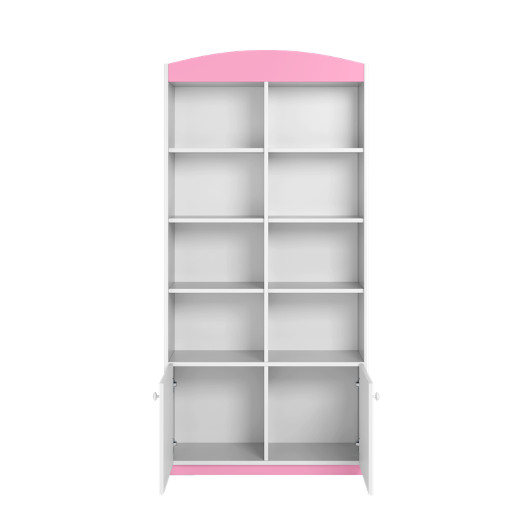 Bibliothèque enfant 2 portes, largeur 90 cm - vue 3