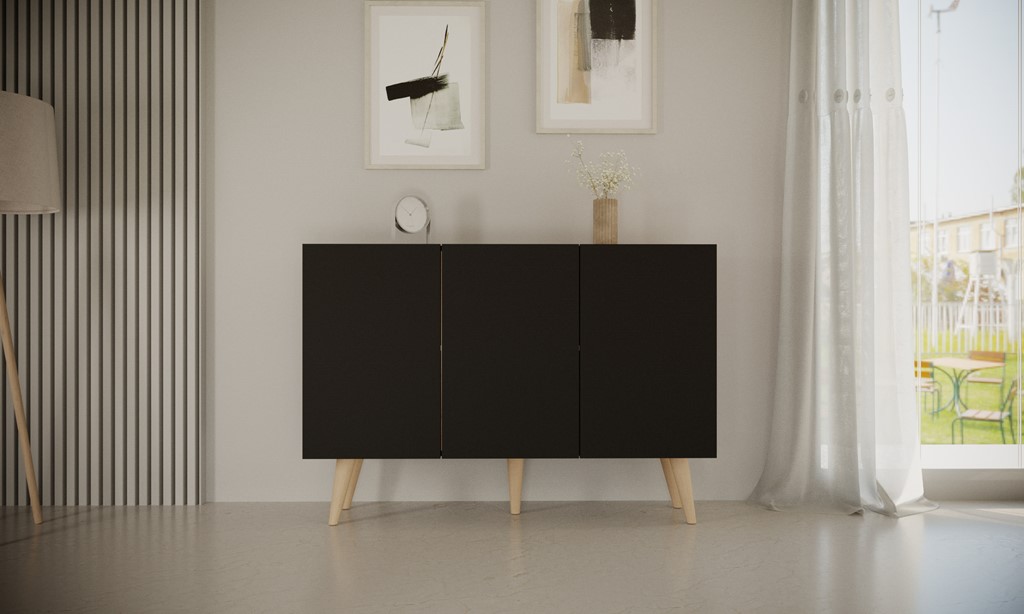 Commode à tiroirs, largeur 120 cm - vue 5
