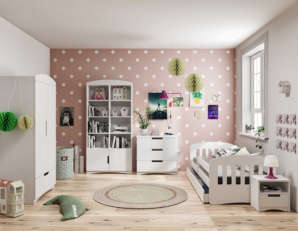 Lit enfant à barreaux, tiroir en option - vue 7
