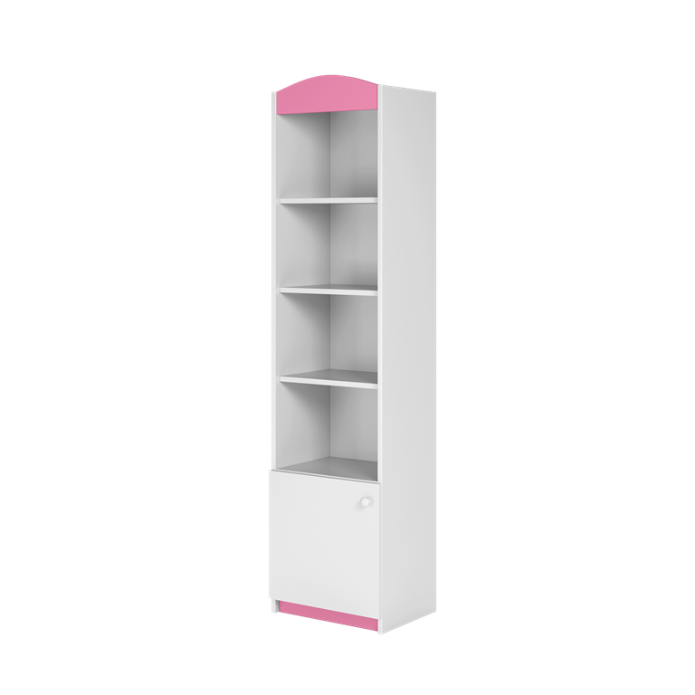 Bibliothèque enfant 1 porte, largeur 46 cm - vue 1