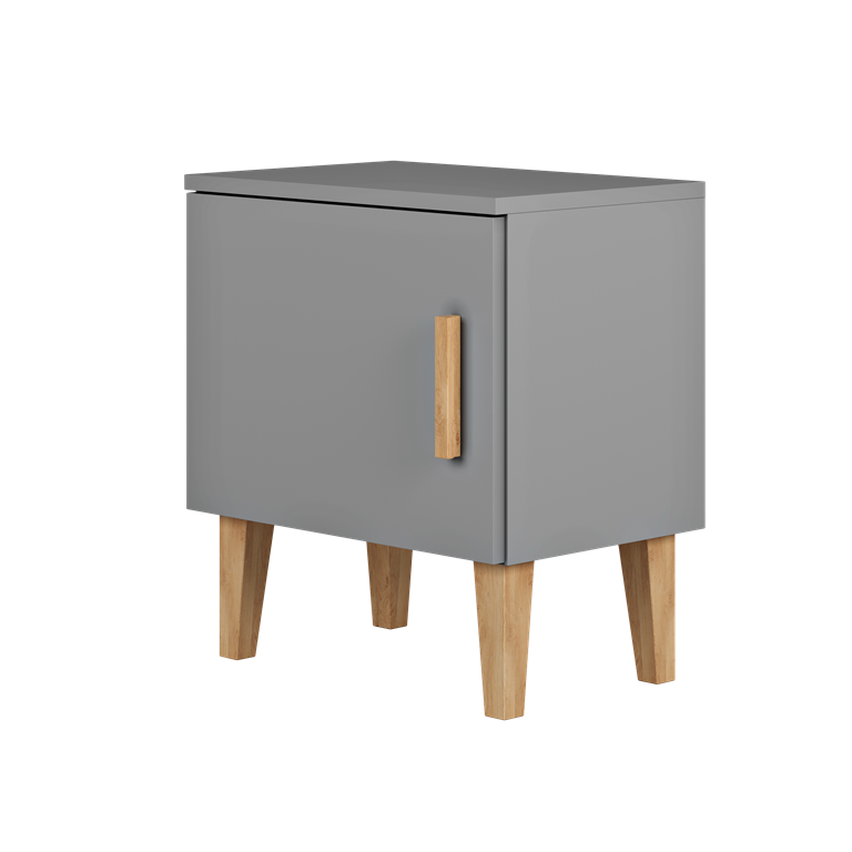 Table de chevet enfant sur pieds en bois - vue 1