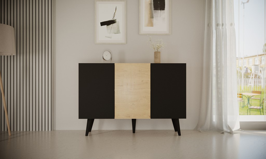 Commode à tiroirs, largeur 120 cm - vue 4