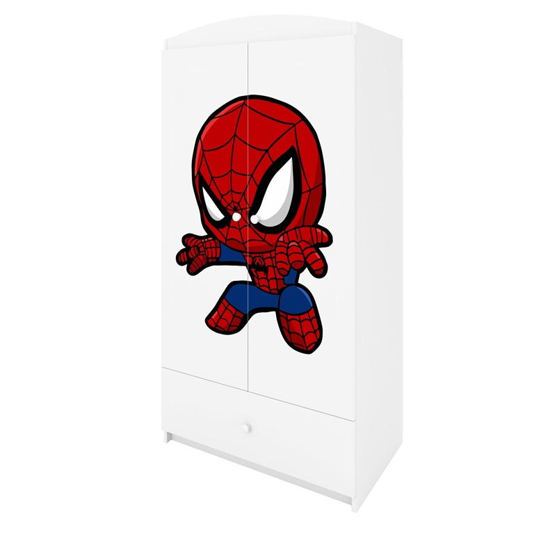 Armoire enfant avec dessin, 2 portes et tiroir - Spider-Man - vue 5