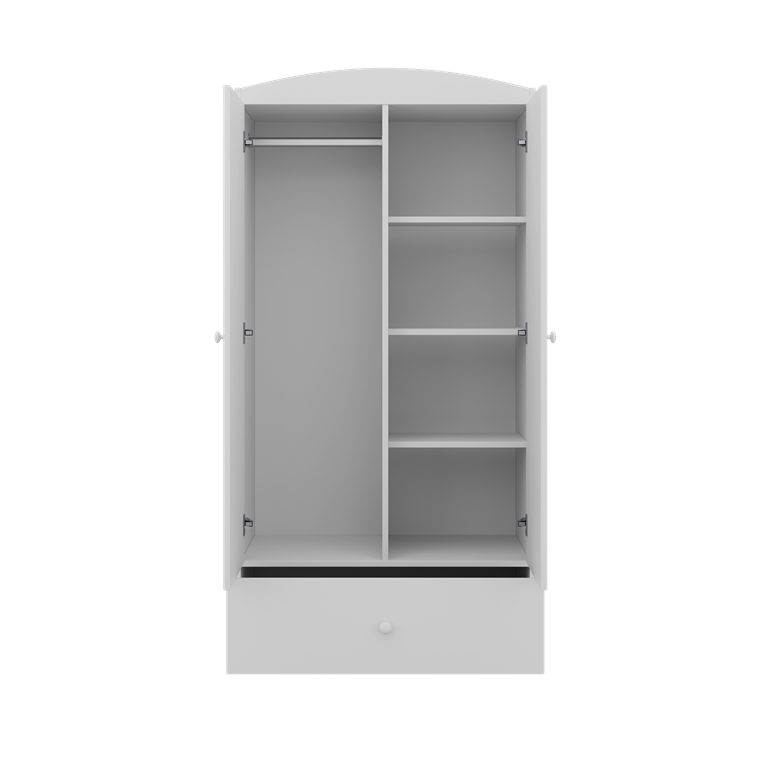Armoire enfant avec dessin, 2 portes et tiroir - Camion pompier - vue 3