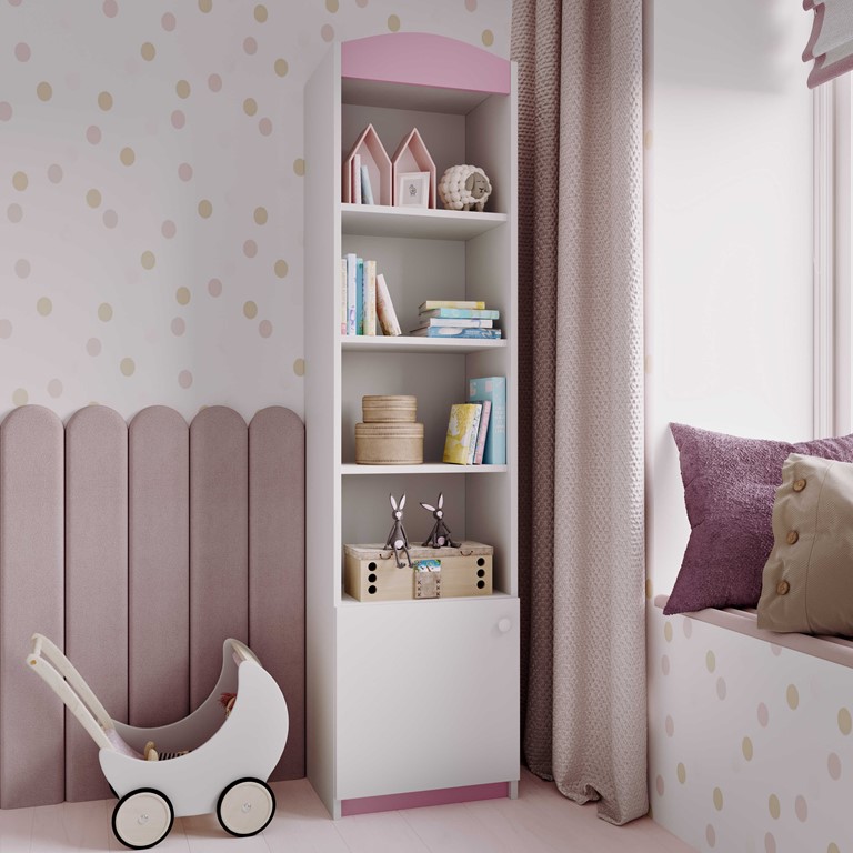 Bibliothèque enfant 1 porte, largeur 46 cm - vue 5