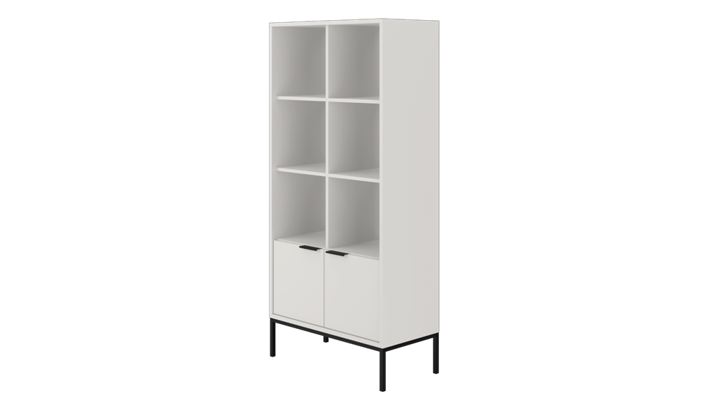 Bibliothèque de salon, largeur 40 cm - vue 1