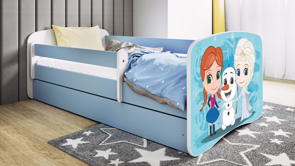 Lit enfant avec dessin et coloris au choix - Reine des neiges - vue 6