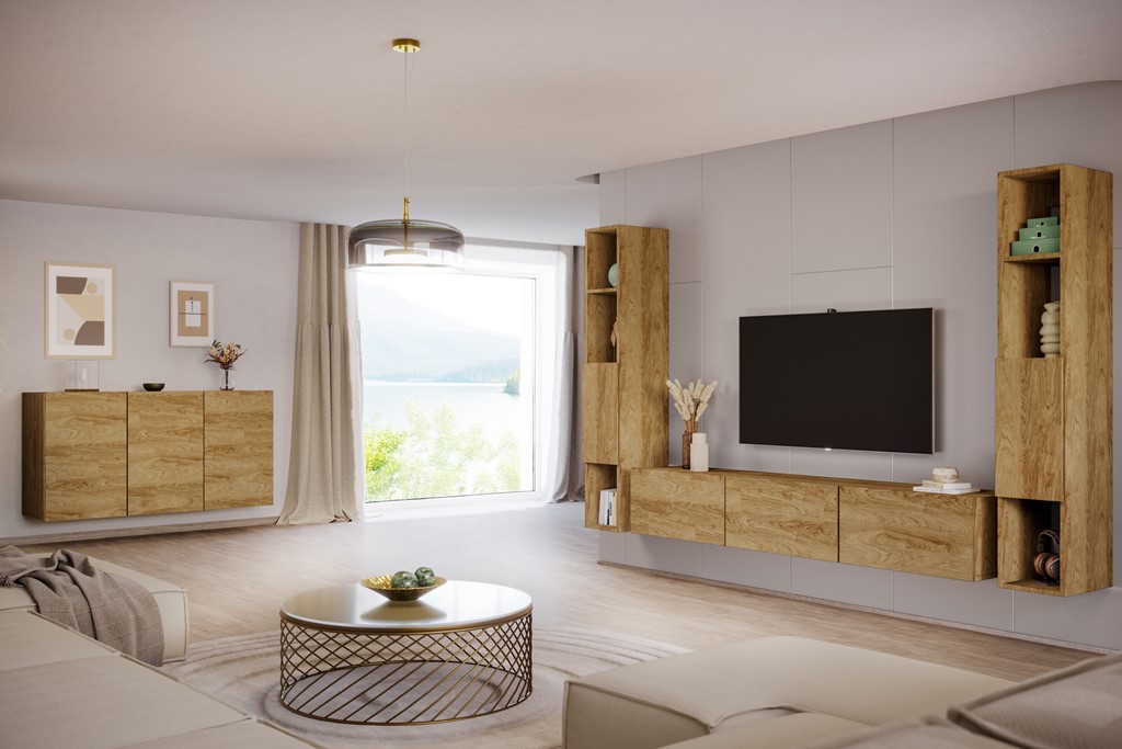 Meuble TV 160 ou 180 cm, finitions au choix - vue 7