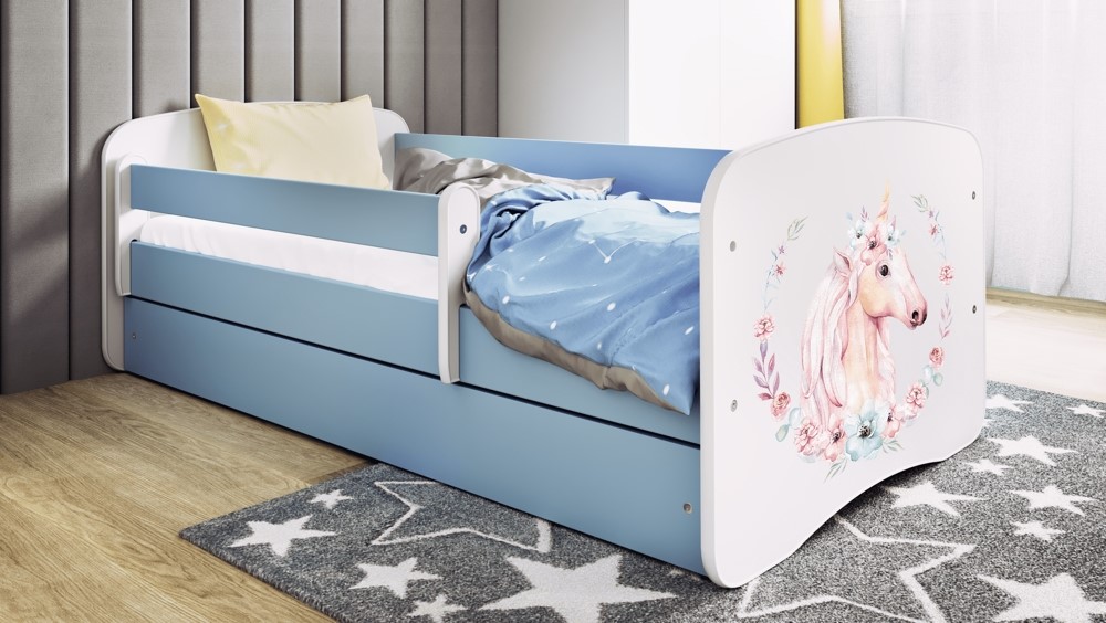 Lit enfant avec dessin et coloris au choix - Poney - vue 6