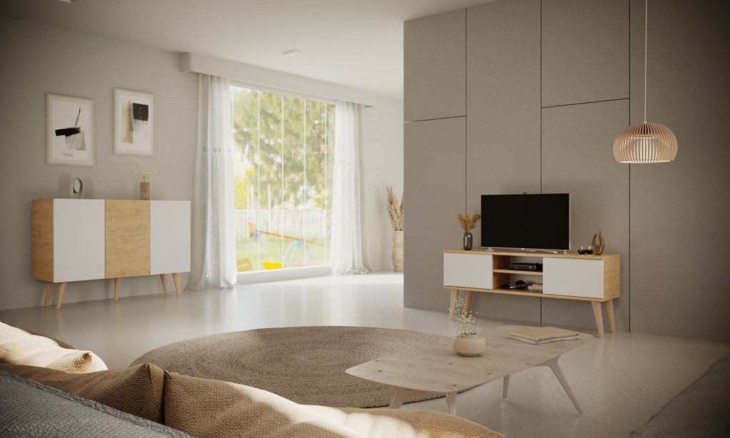 Meuble TV 120 ou 160 cm, finitions au choix - vue 7