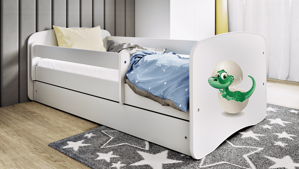 Lit enfant avec dessin et coloris au choix - Petit dinosaure - vue 7