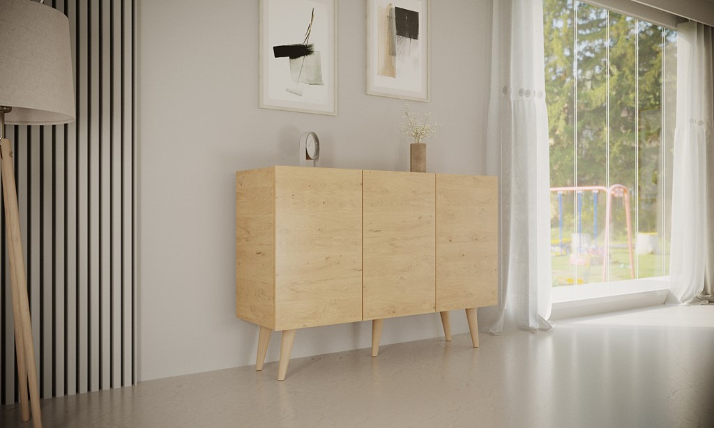 Commode à tiroirs, largeur 120 cm - vue 6