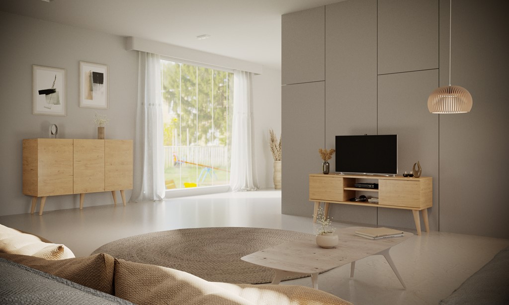 Meuble TV 120 ou 160 cm, finitions au choix - vue 7