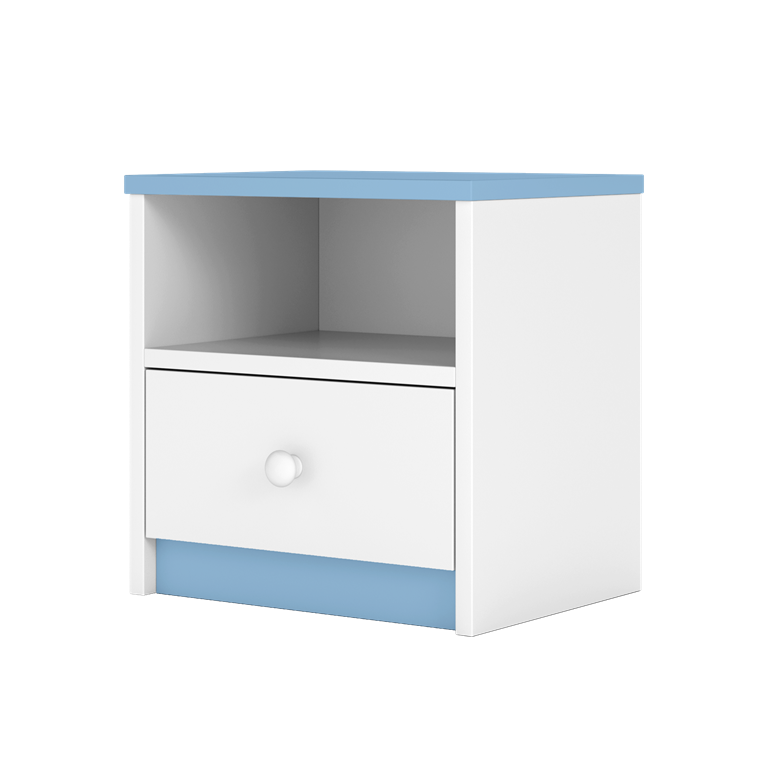 Table de chevet enfant avec tiroir et niche - vue 1
