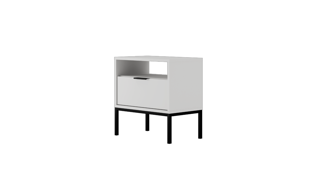 Table de chevet avec rangement - vue 1