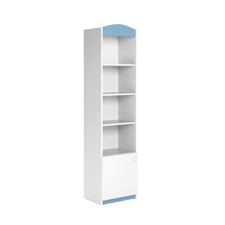 Bibliothèque enfant 1 porte, largeur 46 cm - vue 4