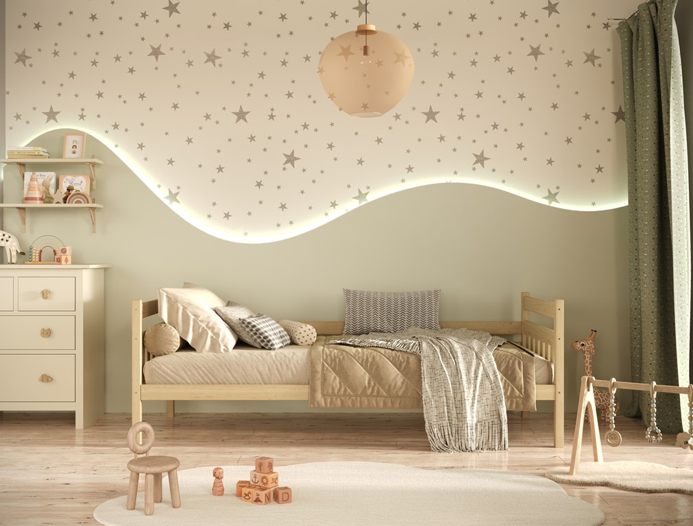 Lit enfant en pin à lattes, rangements ou couchage en option - vue 12