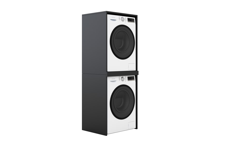 Meuble de rangement double pour lave-linge - vue 4