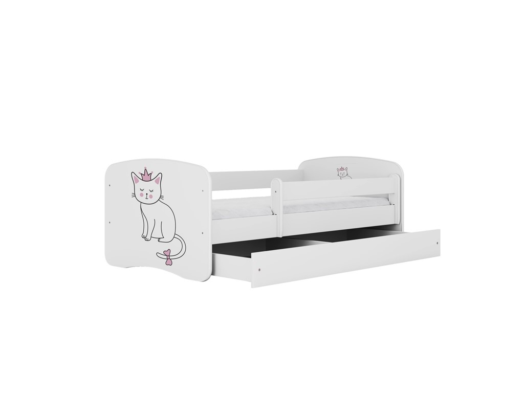Lit enfant avec dessin et coloris au choix - Chat - vue 3