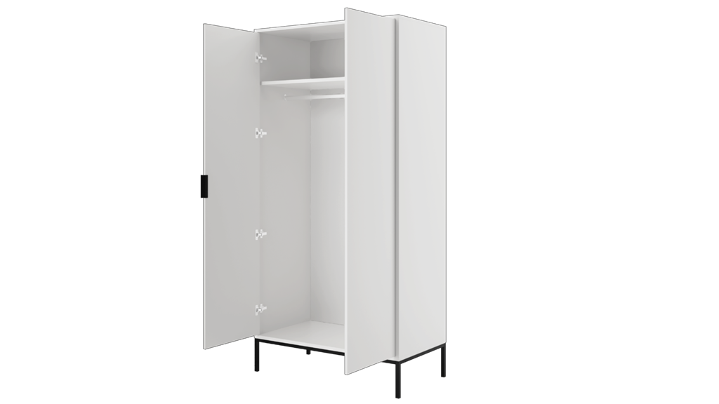Armoire avec portes, largeur 55 cm - vue 4