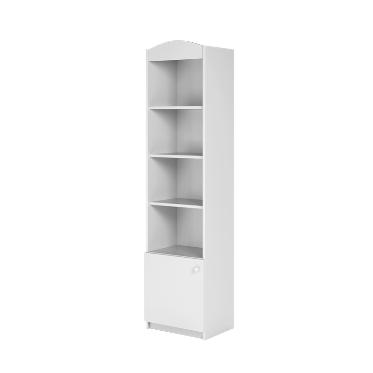 Bibliothèque enfant 1 porte, largeur 46 cm - vue 1