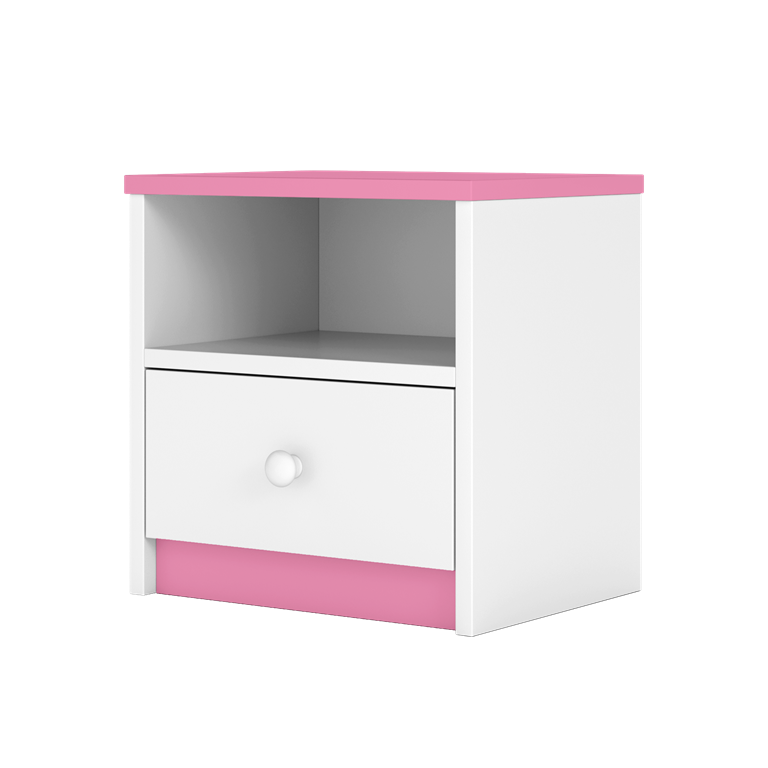 Table de chevet enfant avec tiroir et niche - vue 1