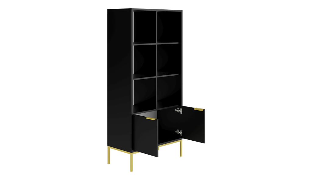 Bibliothèque de salon, largeur 40 cm - vue 4