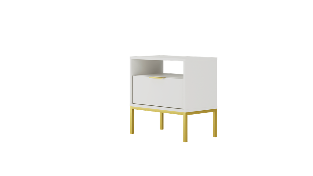 Table de chevet avec rangement - vue 1