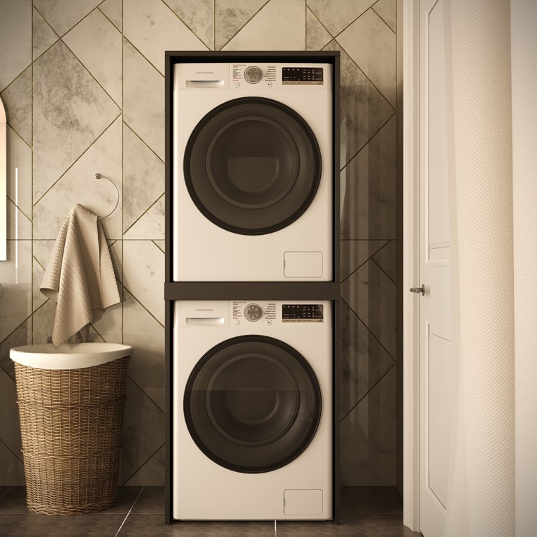 Meuble de rangement double pour lave-linge - vue 8