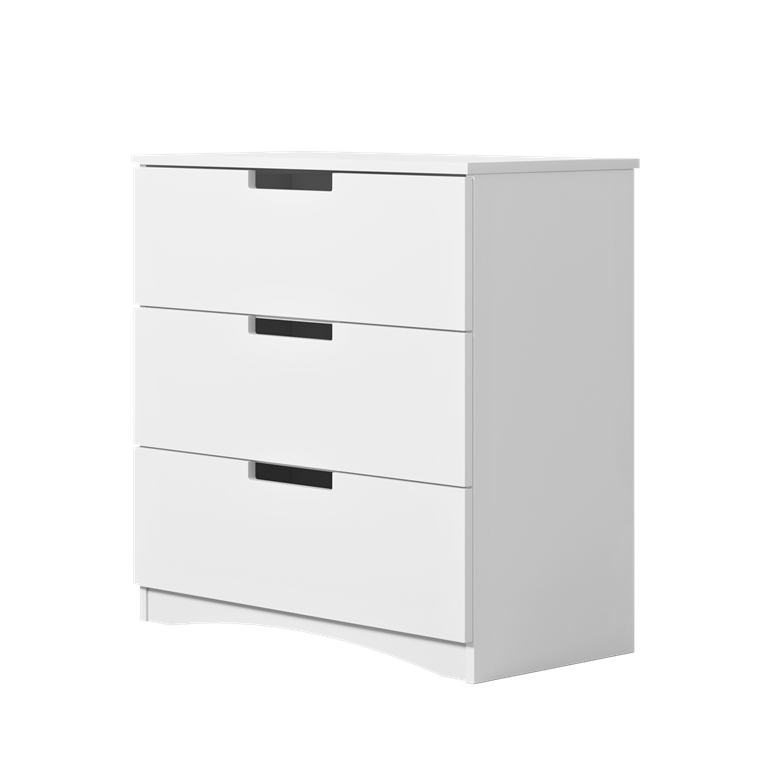 Commode enfant 3 tiroirs, largeur 80 cm - vue 1