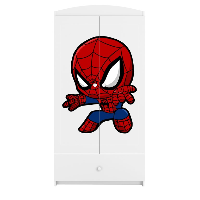 Armoire enfant avec dessin, 2 portes et tiroir - Spider-Man - vue 6