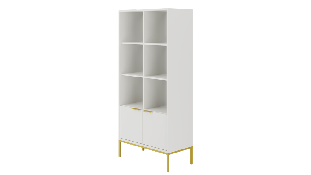 Bibliothèque de salon, largeur 40 cm - vue 1