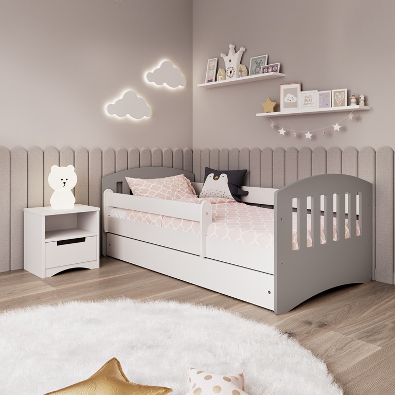 Lit enfant à barreaux, tiroir en option - vue 6