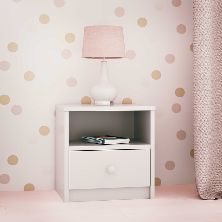 Table de chevet enfant avec tiroir et niche - vue 6