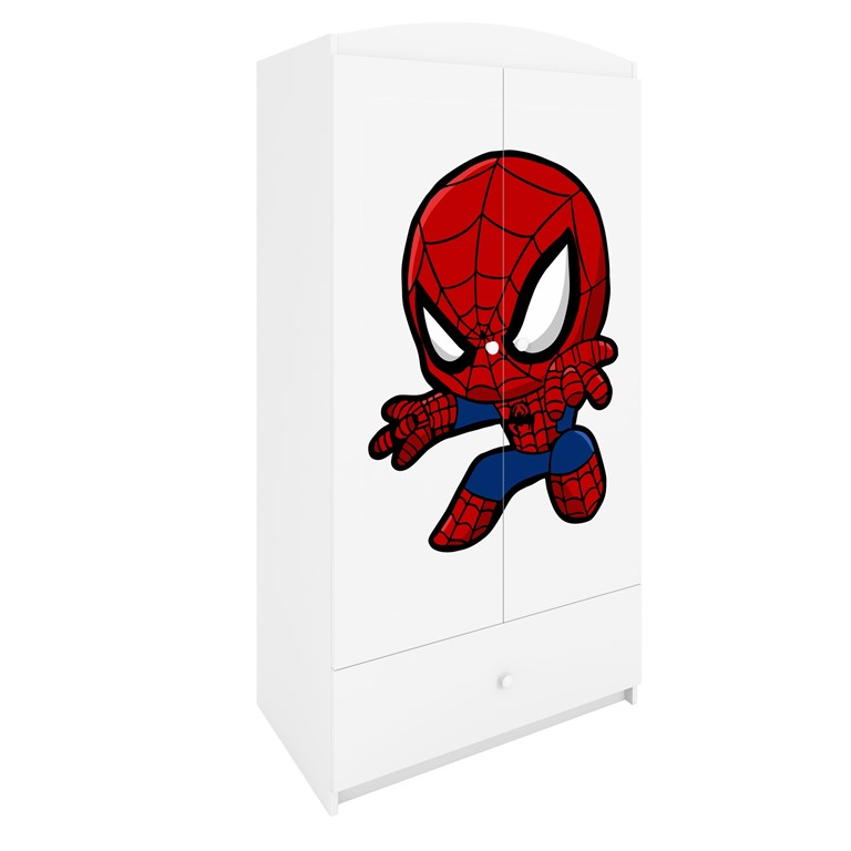 Armoire enfant avec dessin, 2 portes et tiroir - Spider-Man - vue 7