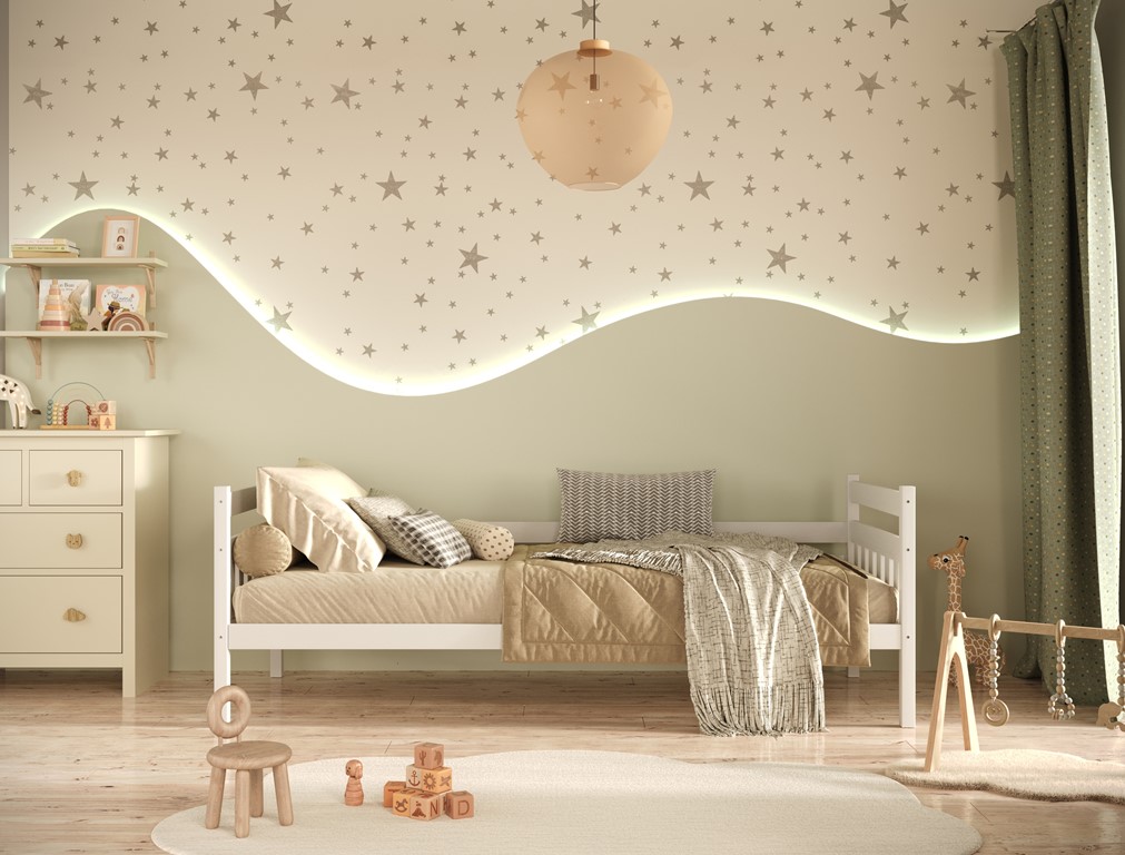 Lit enfant en pin à lattes, rangements ou couchage en option - vue 12