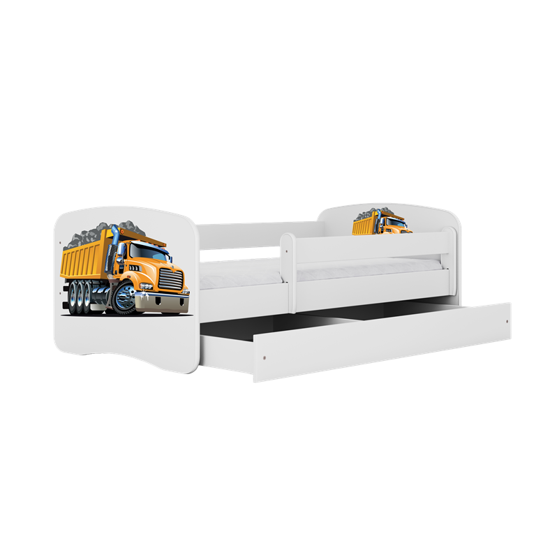 Lit enfant avec dessin et coloris au choix - Camion - vue 2
