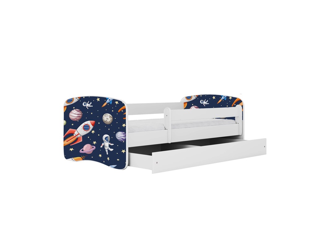 Lit enfant avec dessin et coloris au choix - Espace - vue 3