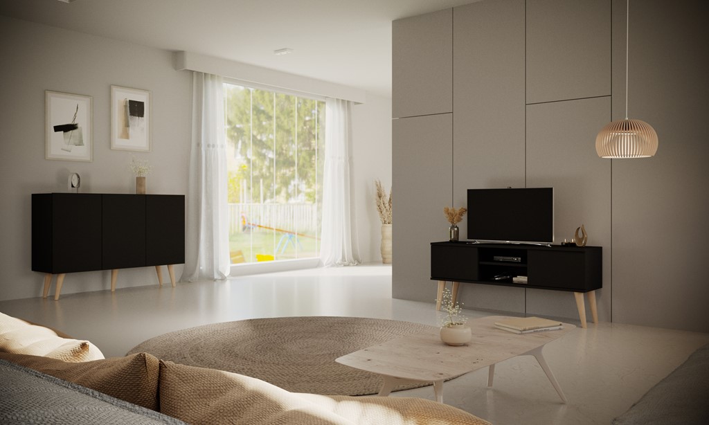 Meuble TV 120 ou 160 cm, finitions au choix - vue 7