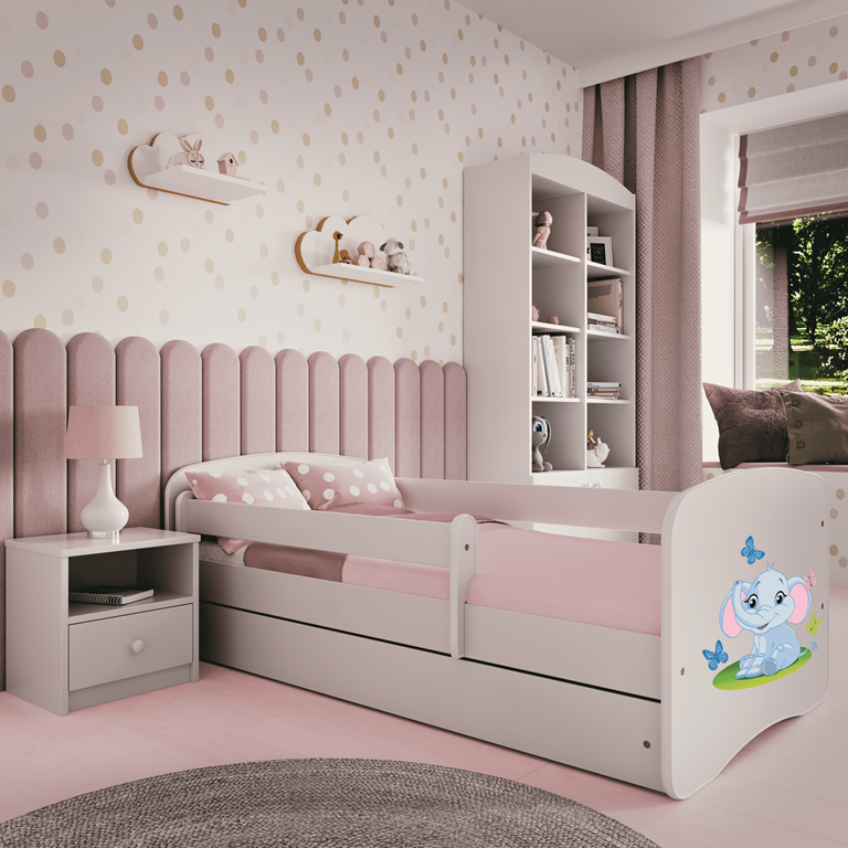Lit enfant avec dessin et coloris au choix - Éléphant - vue 6