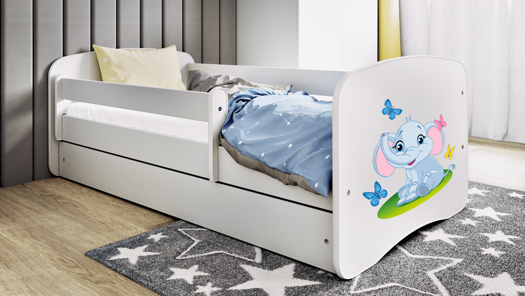 Lit enfant avec dessin et coloris au choix - Éléphant - vue 7