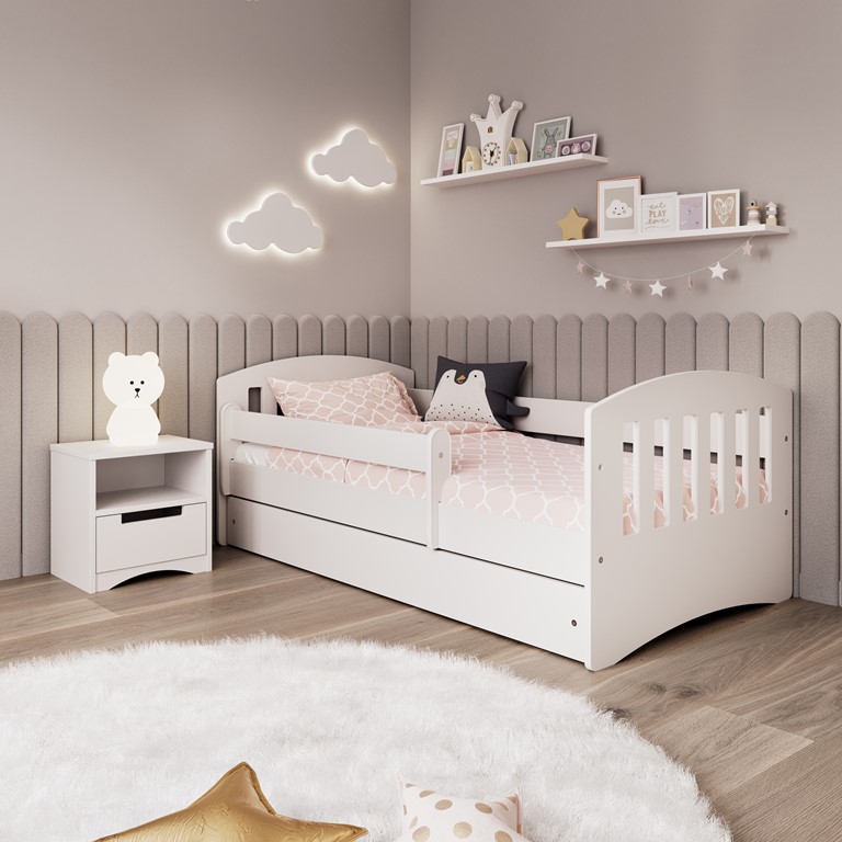 Lit enfant à barreaux, tiroir en option - vue 5