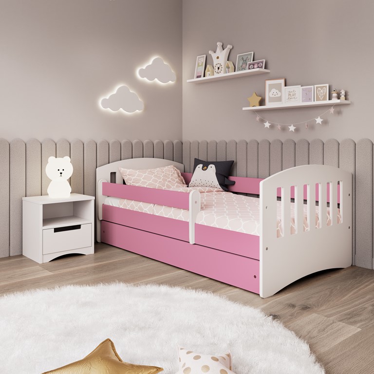 Lit enfant à barreaux, tiroir en option - vue 6
