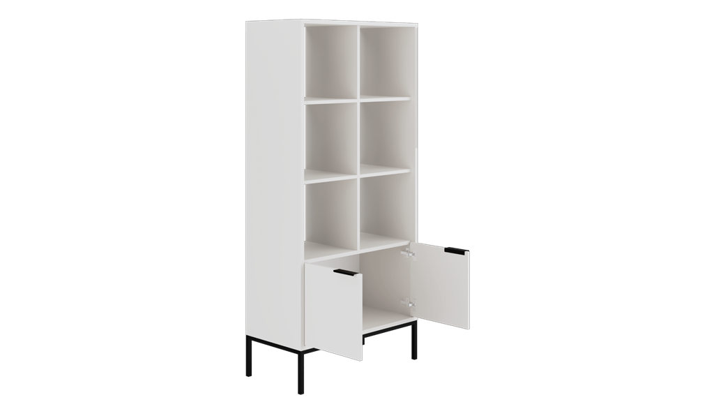 Bibliothèque de salon, largeur 40 cm - vue 4