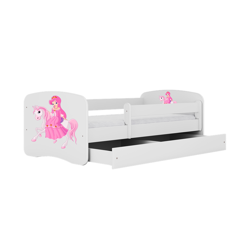 Lit enfant avec dessin et coloris au choix - Princesse à cheval - vue 2