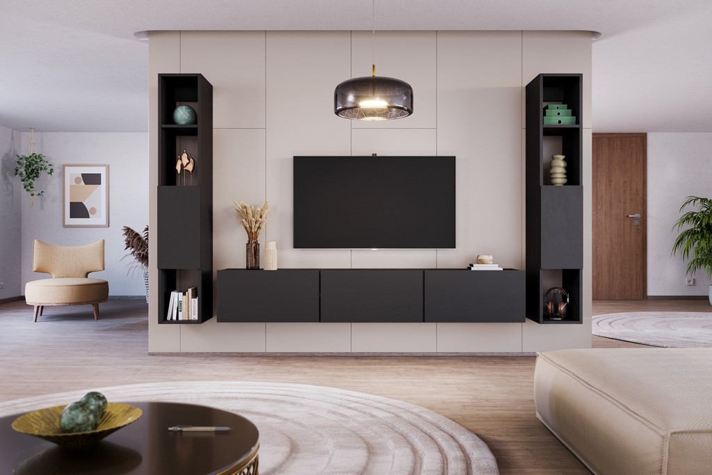 Meuble TV 160 ou 180 cm, finitions au choix - vue 7