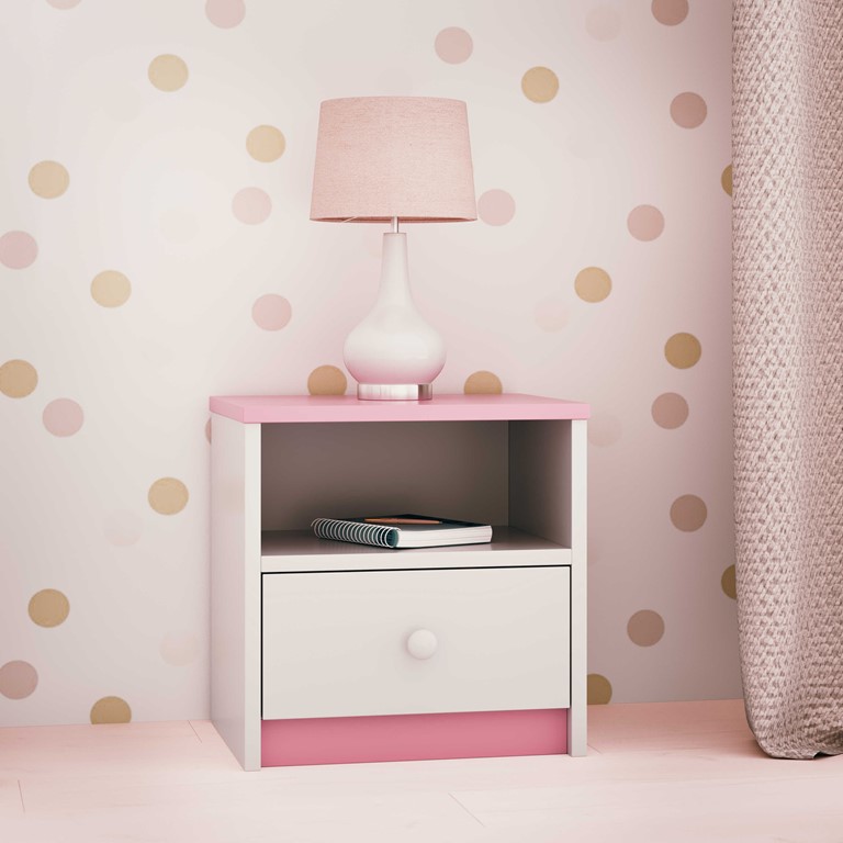 Table de chevet enfant avec tiroir et niche - vue 5