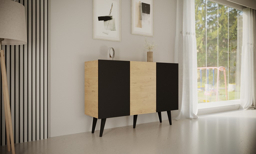 Commode à tiroirs, largeur 120 cm - vue 5