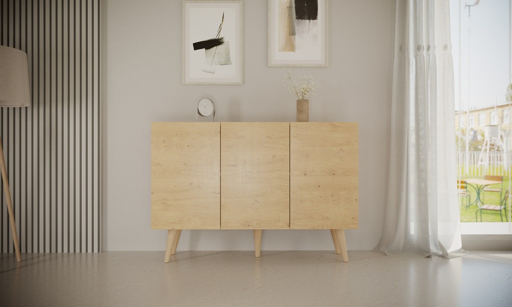 Commode à tiroirs, largeur 120 cm - vue 5