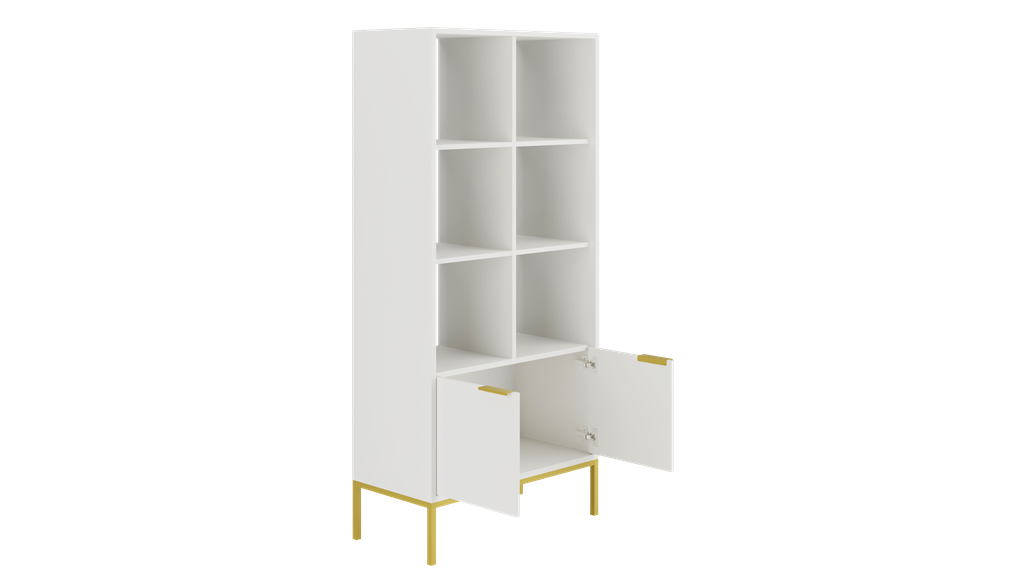 Bibliothèque de salon, largeur 40 cm - vue 4
